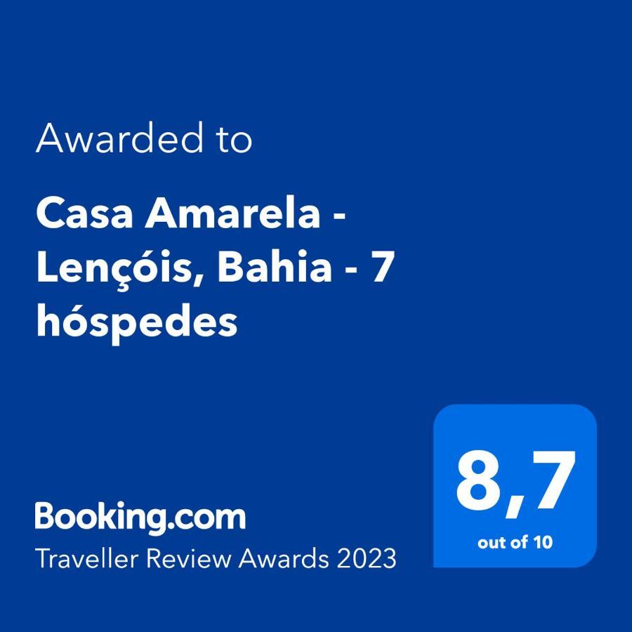 Casa Amarela - Lençóis, Bahia - 7 hóspedes Extérieur photo